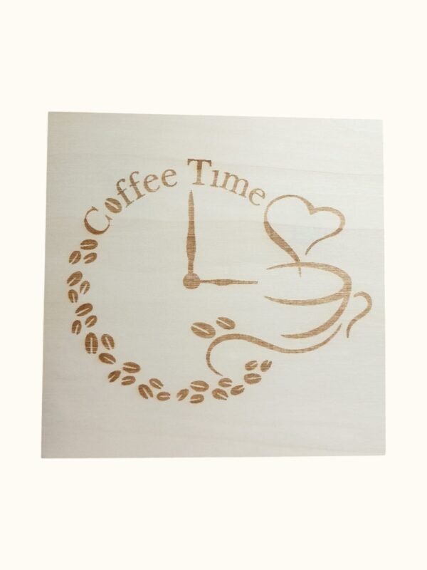 Coffe time-Holz
